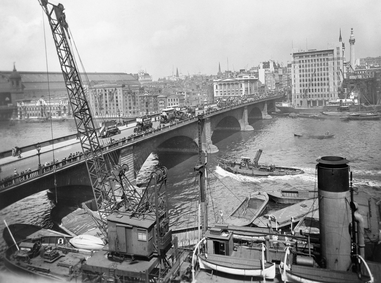 London Bridge, Southwark, London alkotó: George Davison Reid