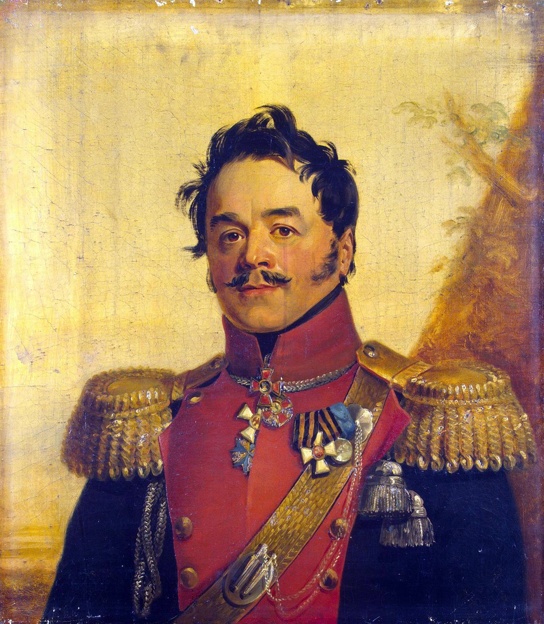 Nyikolaj Grigorjevics Scserbatov gróf (1777-1845) portréja – George Dawe (1781-1829). Olaj, vászon, 1825 előtt. Mérete: 70x62,5 cm. Állami Ermitázs, Szentpétervár alkotó: George Dawe