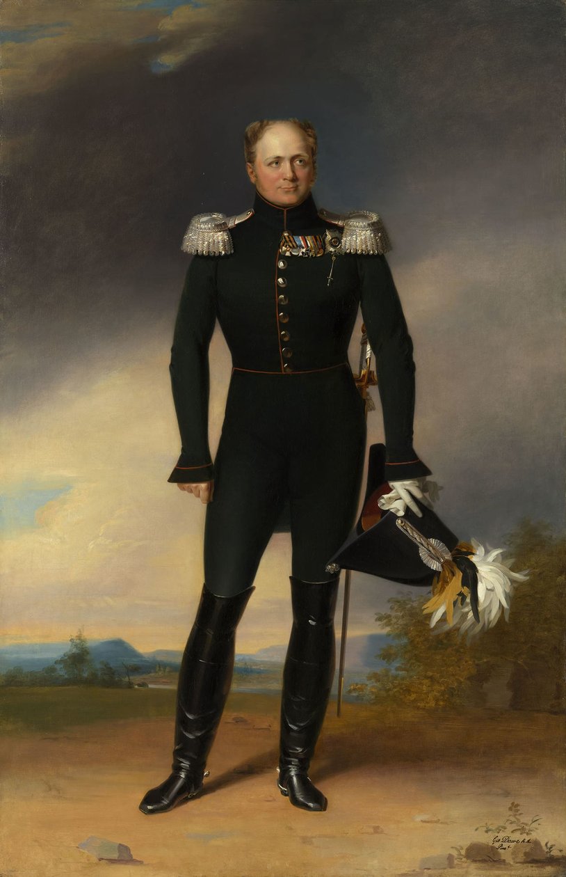 Oroszország császárának portréja I. Sándor orosz császárról alkotó: George Dawe