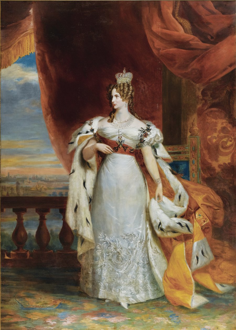 Alexandra Fjodorovna porosz Charlotte császárné portréja, I. Miklós császár felesége 1798-18 alkotó: George Dawe