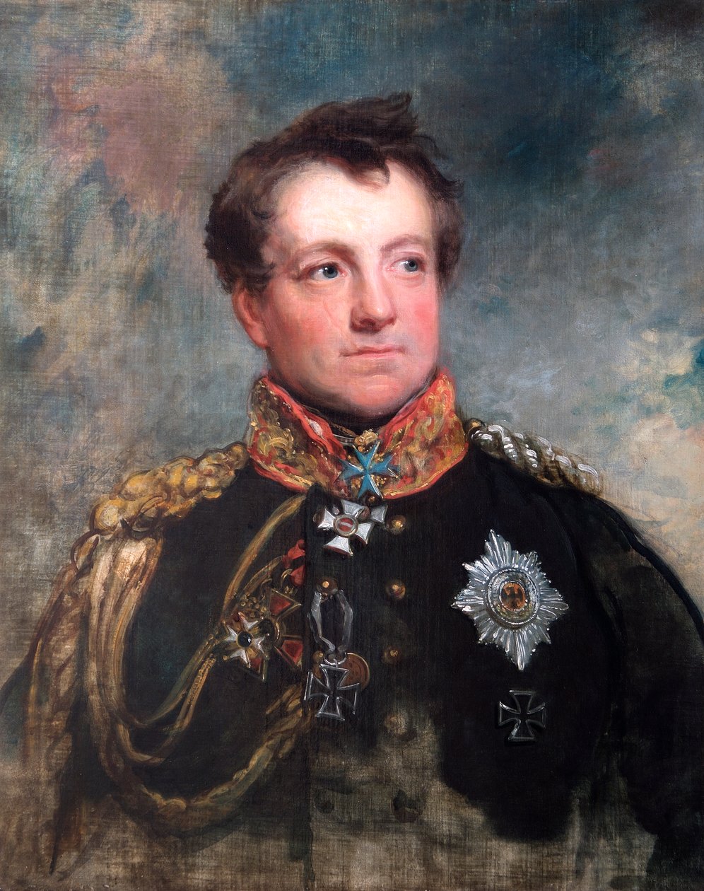 August Neidhart tábornagy, Gneisenau grófja, porosz katona portréja, 1818. alkotó: George Dawe