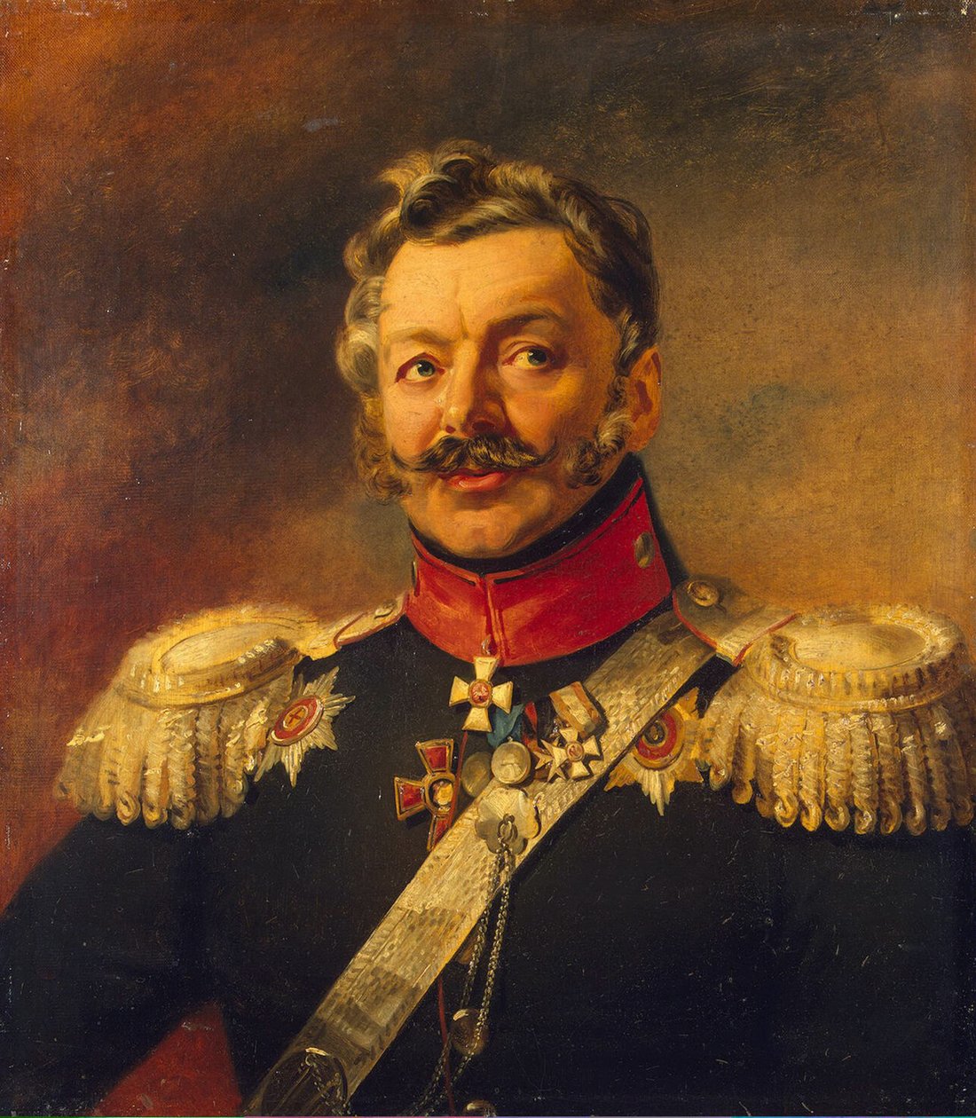 Peter Petrovich von der Pahlen gróf tábornok portréja 1777-1864, 1825 előtt alkotó: George Dawe