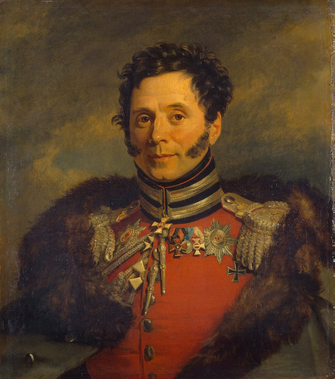 Nyikolaj Ivanovics Depreradovics tábornok portréja 1767-1843, 1825 előtt alkotó: George Dawe