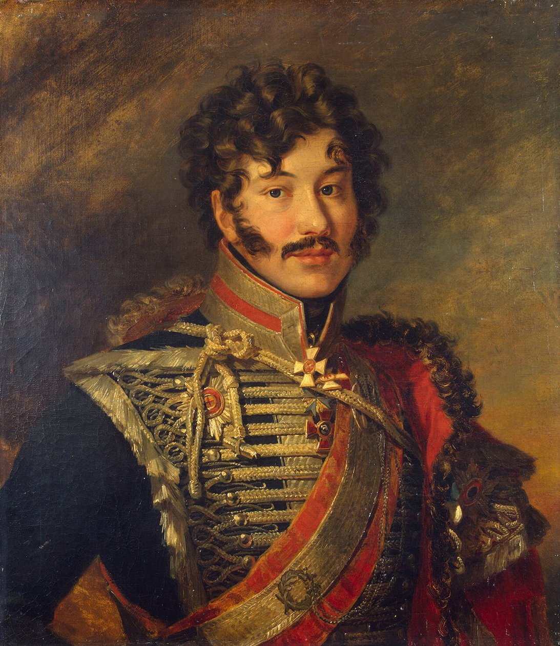 Sergey Nikolaevich Lanskoy tábornok portréja 1774-1814, 1825 előtt alkotó: George Dawe