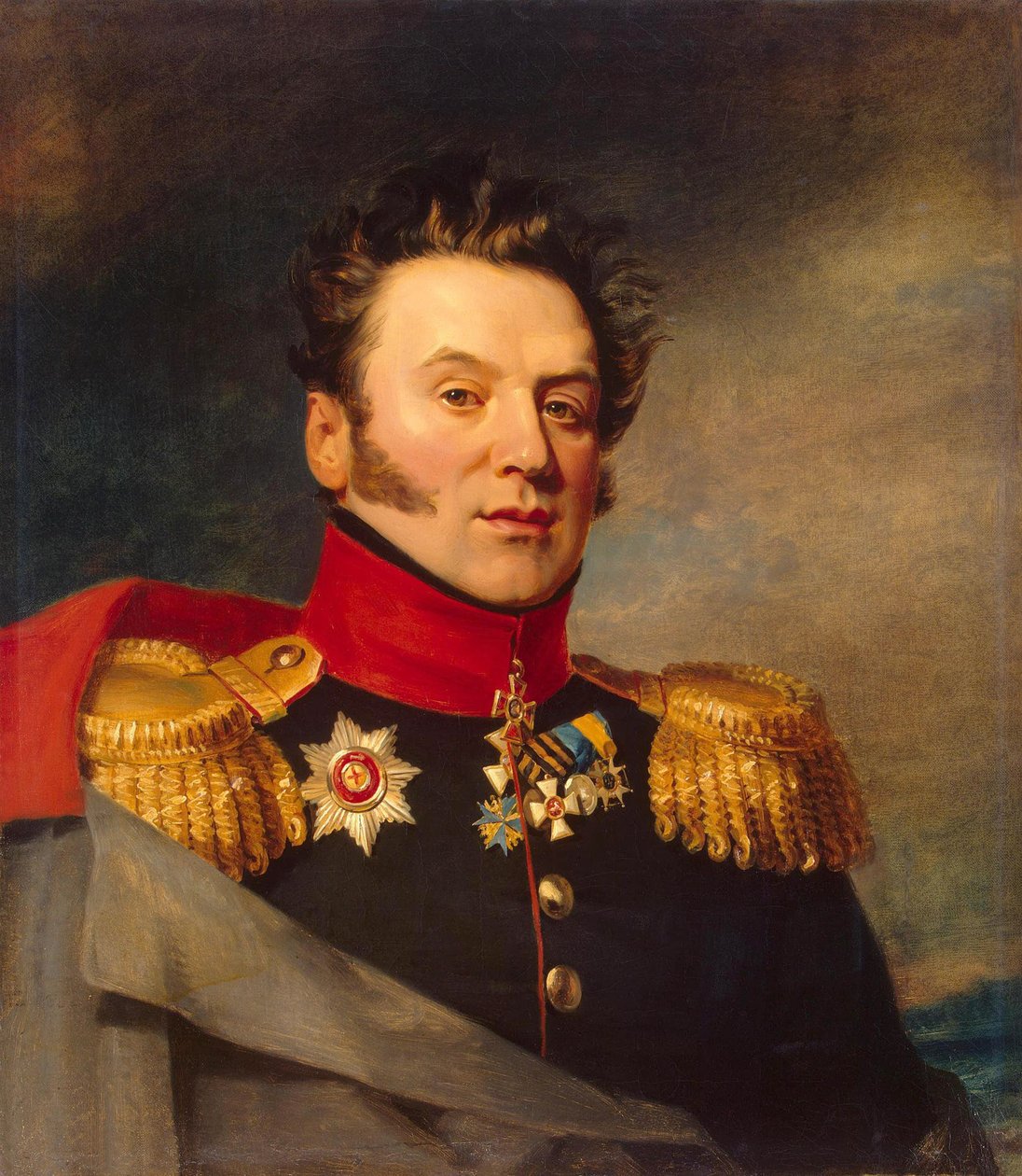 Konsztantyin Markovics Poltoratszkij portréja 1782-1858, 1825 előtt alkotó: George Dawe
