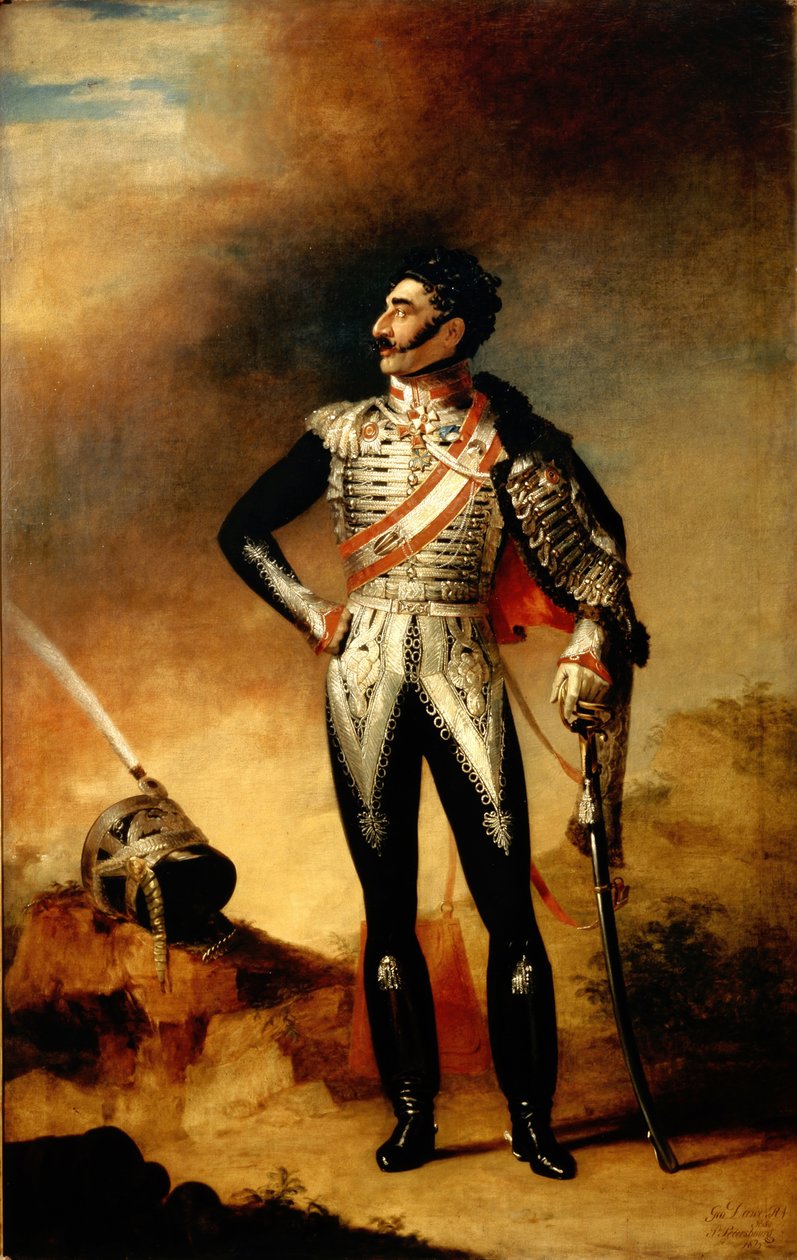 Valerian Grigorievich Madatov herceg portréja 1782-1829, 1824 alkotó: George Dawe