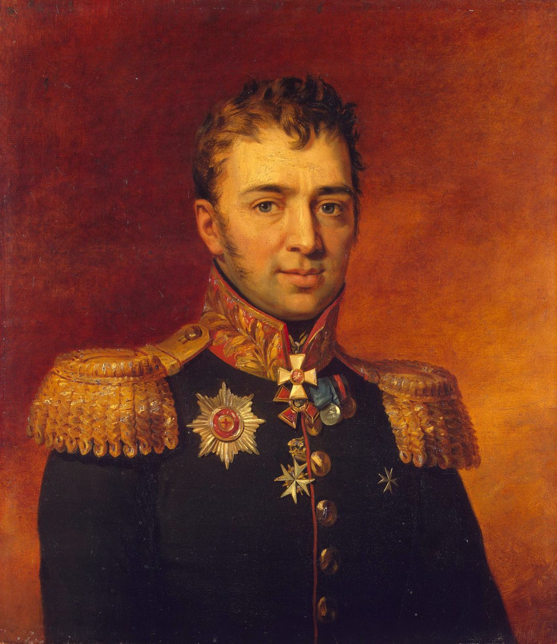 Pjotr Gavrilovics Lihacsov portréja 1758-1813, 1825 előtt alkotó: George Dawe