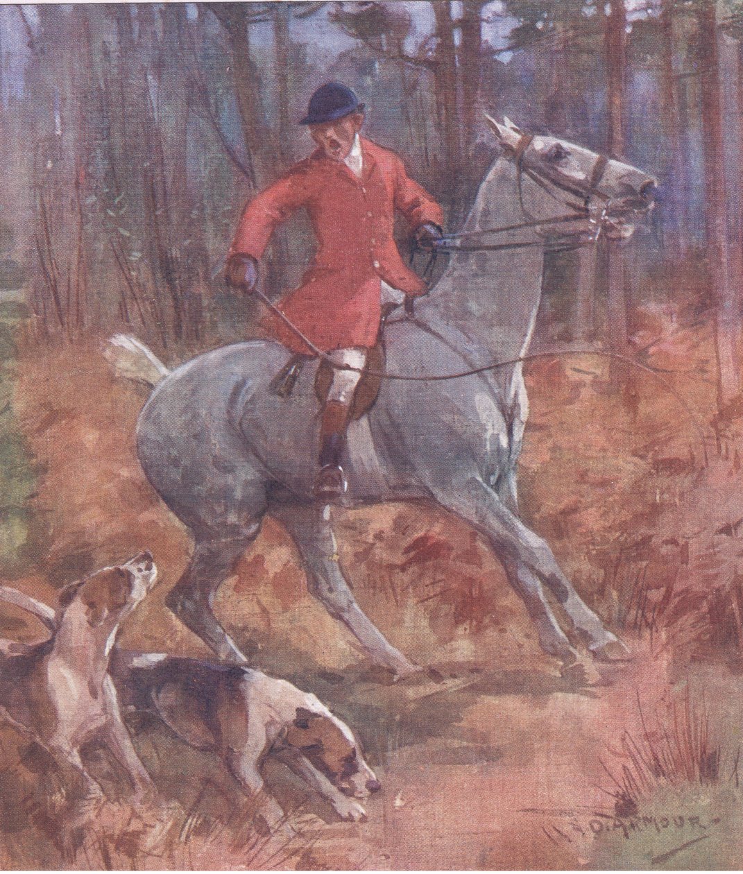 Most a legényem a Hodder & Stoughton által kiadott "untsmans-ekre, Mr Jorrocks" Lectors-ból alkotó: George Denholm Armour
