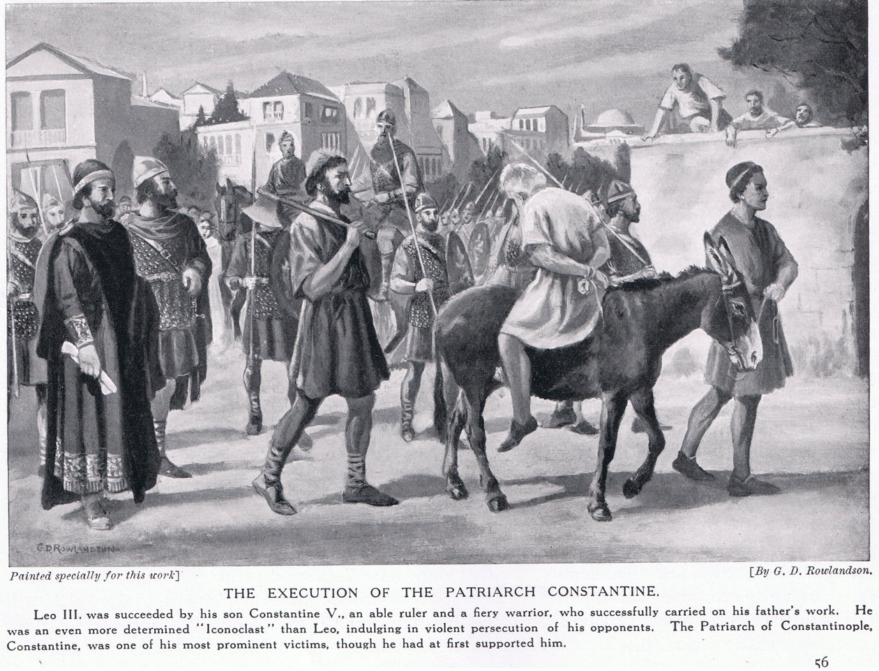 Konstantin pátriárka kivégzése alkotó: George Derville Rowlandson