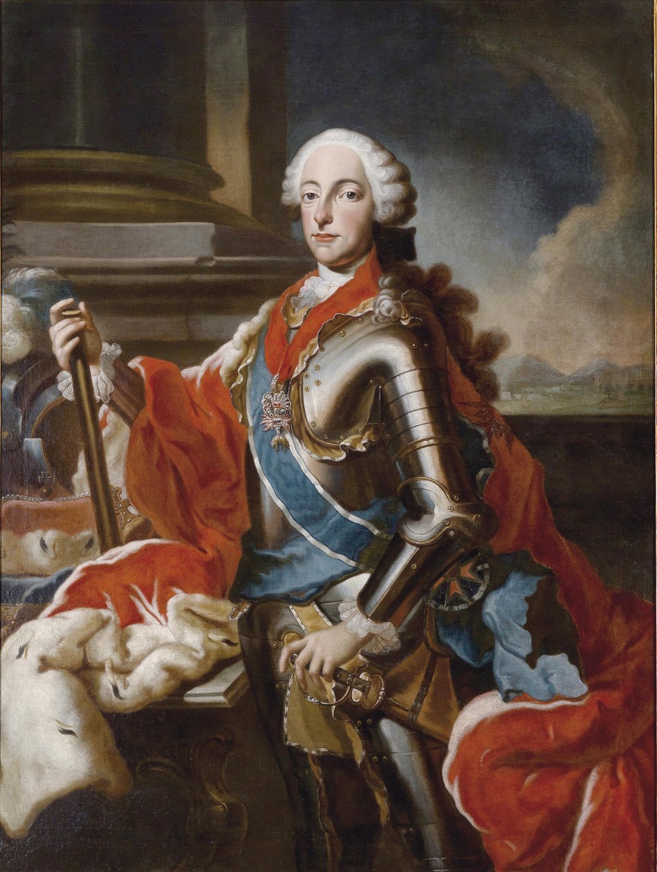 Maximilian III József 1727-1777 bajor választófejedelem portréja, XVIII. század közepe. alkotó: George Desmarées