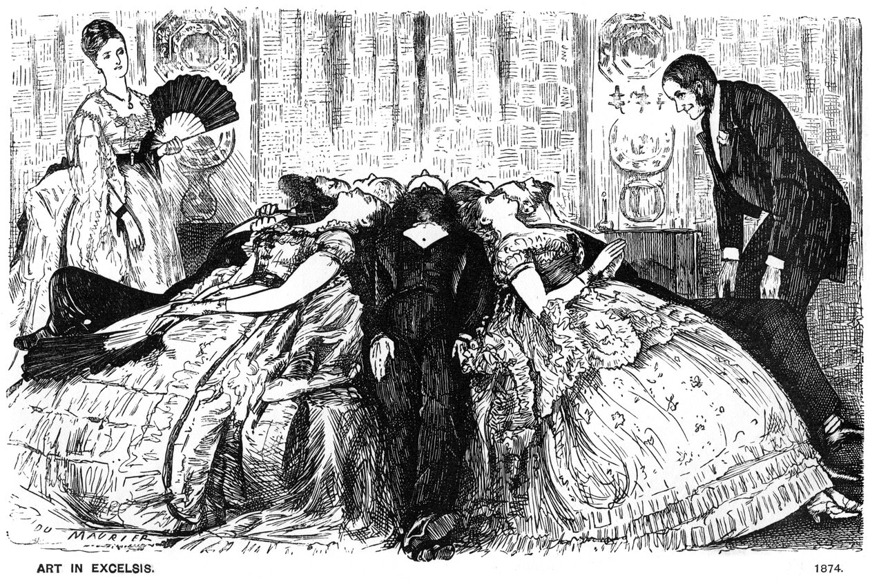 Művészet Excelsisben, 1874 1891. alkotó: George du Maurier