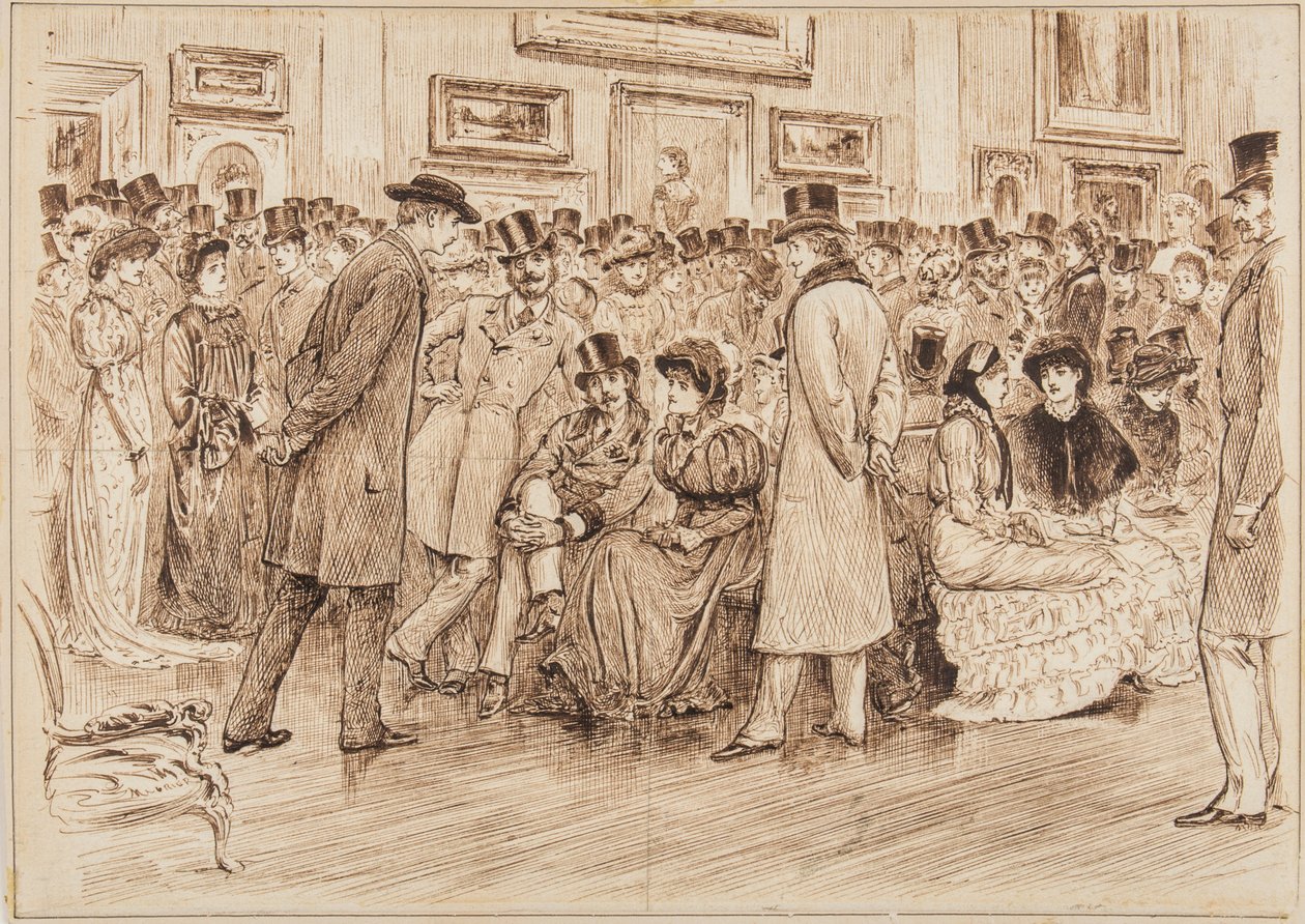 Fielding úr, mi a véleménye ezekről a képekről? Ez a művészet, privát nézet a Grosvenor Galériában alkotó: George du Maurier