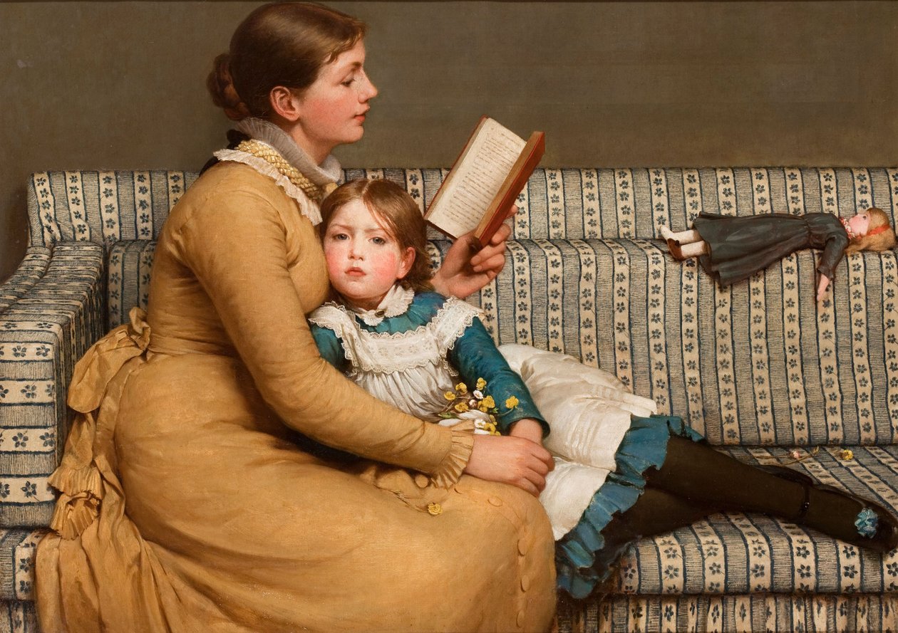 Alice Csodaországban (olaj, vászon) alkotó: George Dunlop Leslie