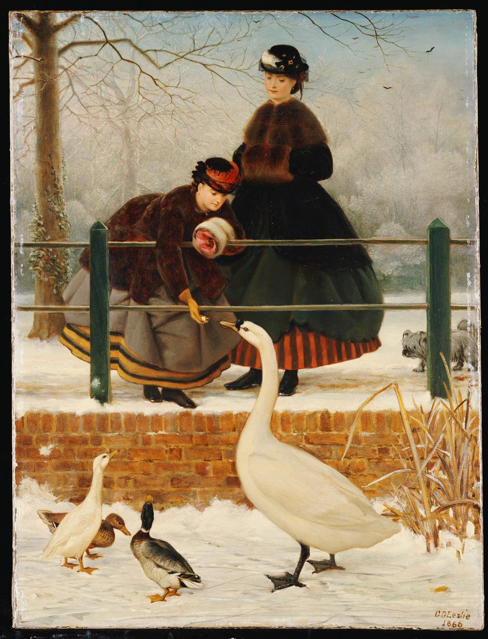 Kifagyott, 1866 alkotó: George Dunlop Leslie