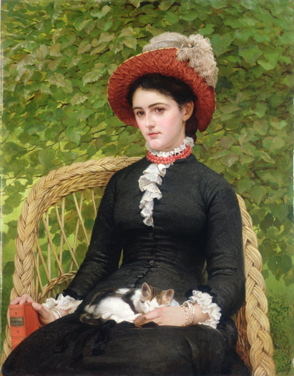 Lucy, Charles Andrew lánya (olaj, vászon) alkotó: George Dunlop Leslie