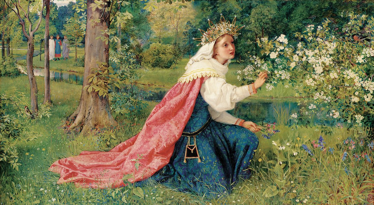 Matilda – Dante, Purgatórium, 28. ének alkotó: George Dunlop Leslie