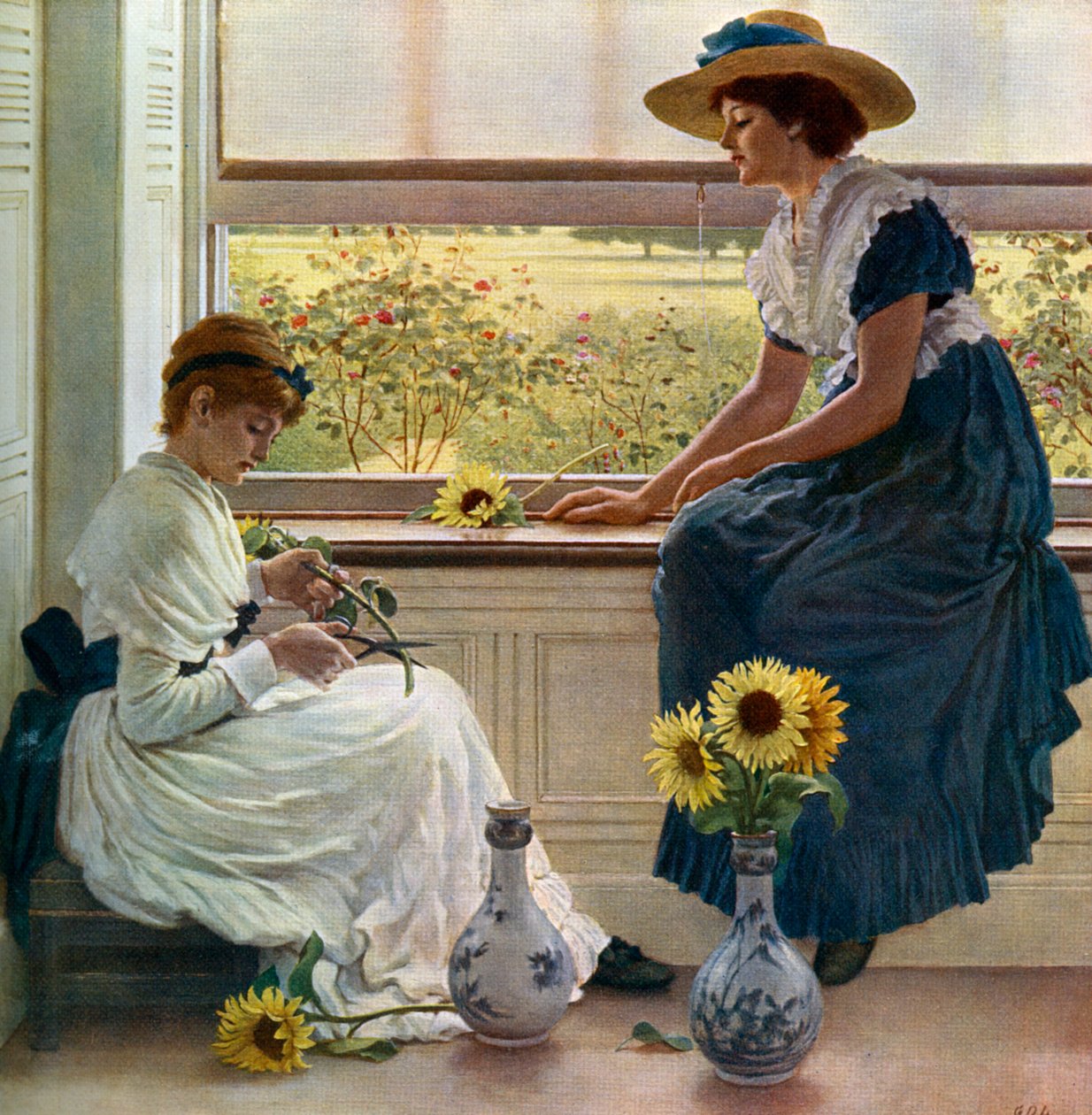 Nap és Hold virágai, 1890, 1912. alkotó: George Dunlop Leslie