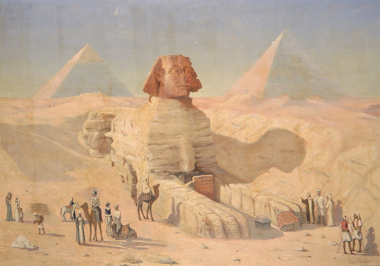 A szfinx alkotó: George E. Raum