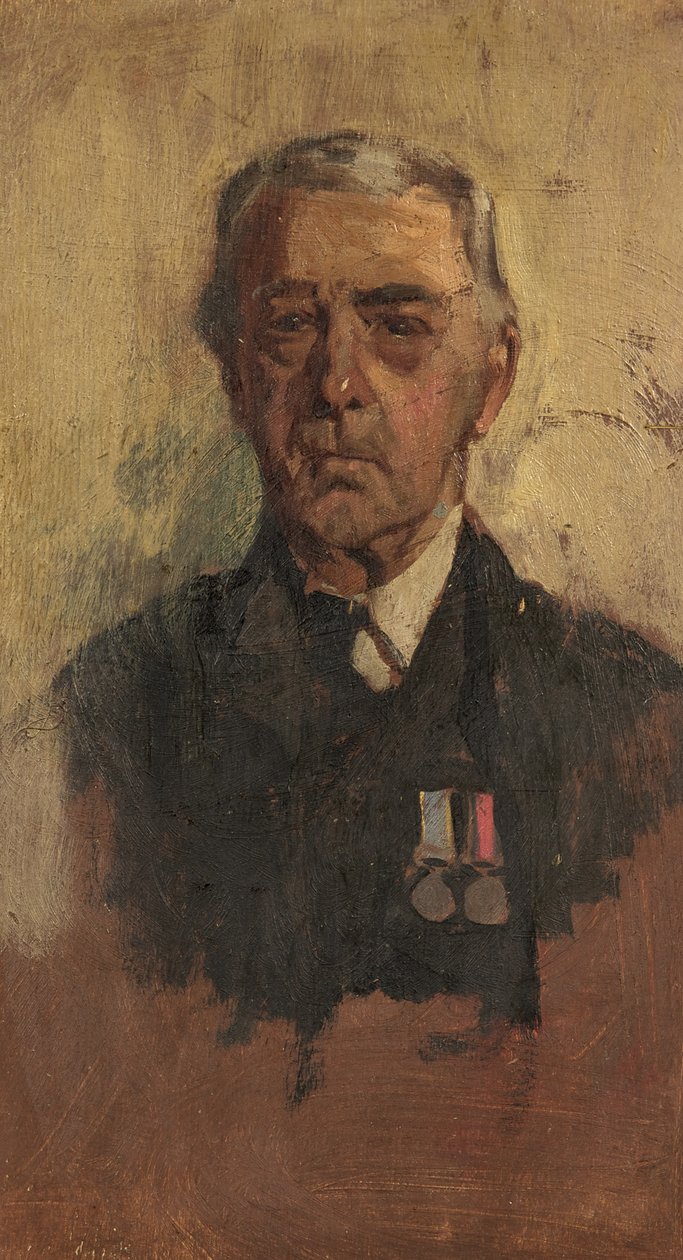 B. Baxter portréja, 90. és 41., 1920 körül (olaj, tábla) alkotó: George Edmund Butler