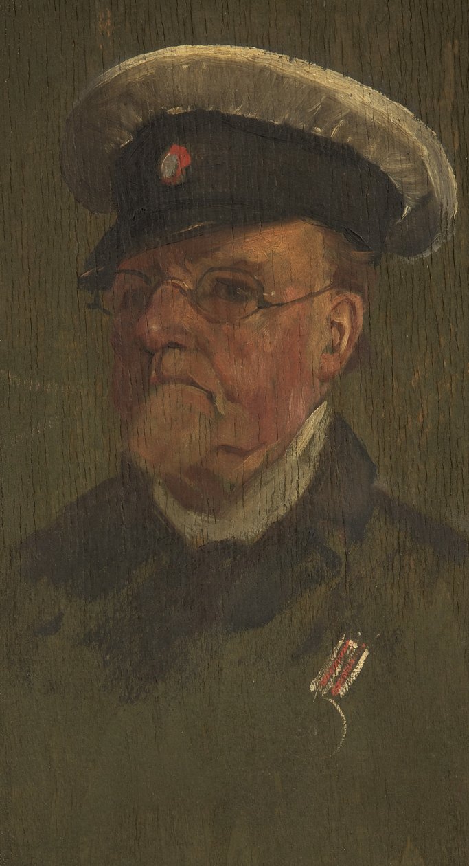 G. Leadbetter portréja, 38., c. 1920 (olaj a panelen) alkotó: George Edmund Butler
