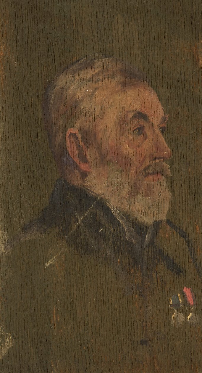 H. Fussell portréja, L.T.C., c. 1920 (olaj a panelen) alkotó: George Edmund Butler