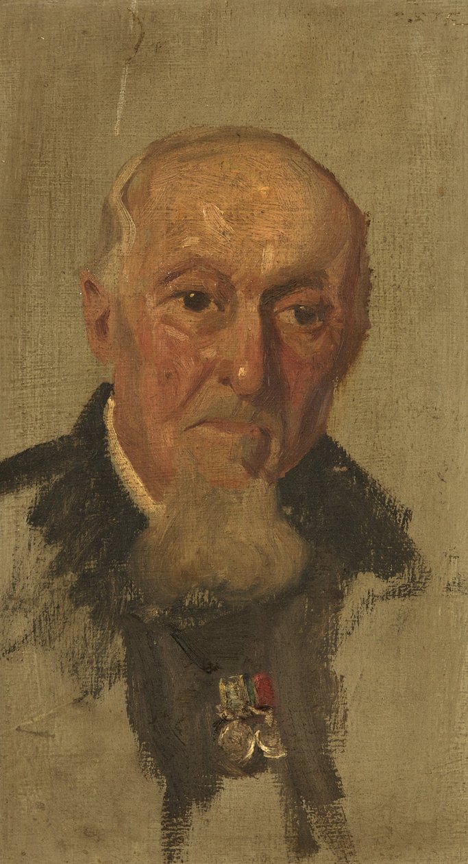 J. Ashton portréja, 4. Ft, c. 1920 (olaj a panelen) alkotó: George Edmund Butler