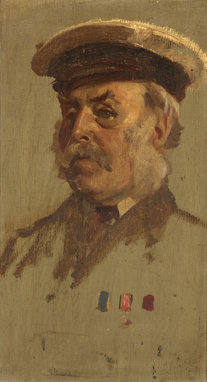 J. Price portréja, 28. sz. 1920 (olaj a panelen) alkotó: George Edmund Butler