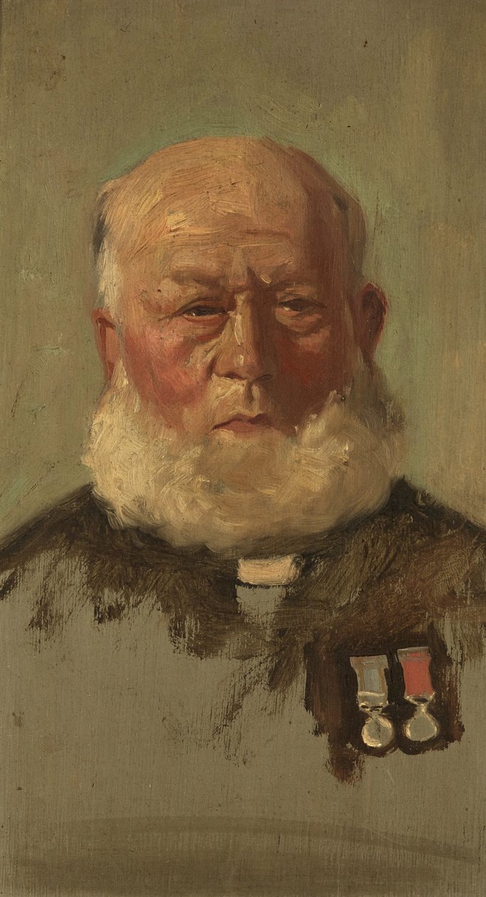 J. Summers portréja, R.N., c. 1920 (olaj a panelen) alkotó: George Edmund Butler