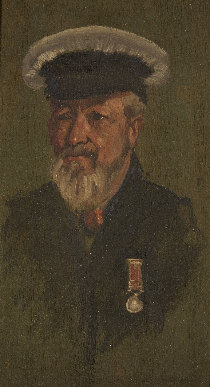 R. Coombs portréja, M.T., 1920 körül (olaj, tábla) alkotó: George Edmund Butler