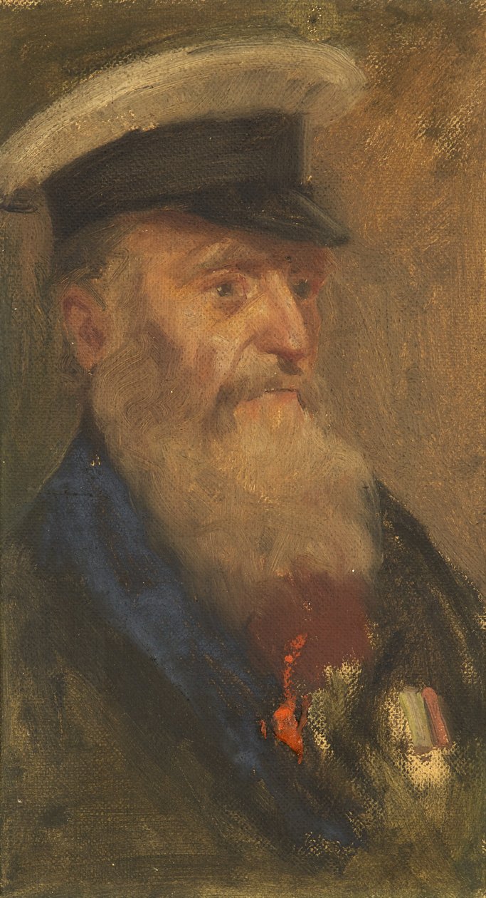 W. Barnes portréja, 97. sz. 1920 (olaj a panelen) alkotó: George Edmund Butler