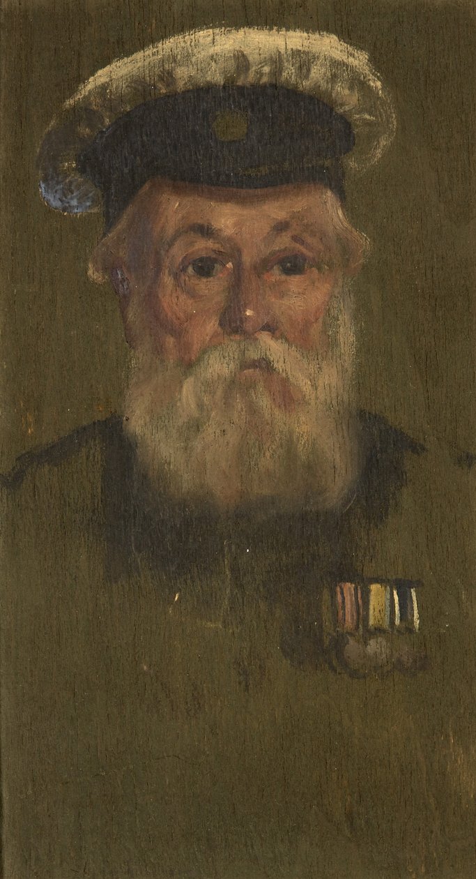 W. H. McKegg, R. N. portréja, 1920 körül (olaj, tábla) alkotó: George Edmund Butler