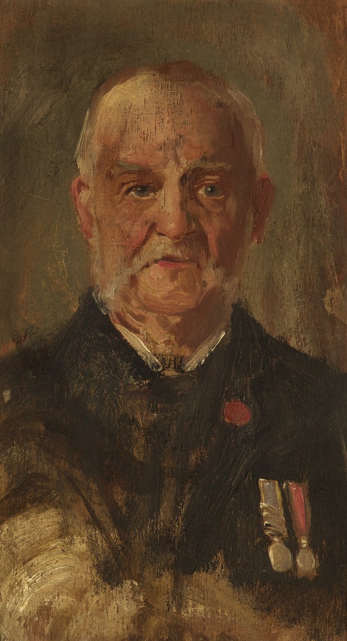 W. Porter portréja, R.M.L.I., 1920 körül (olaj, tábla) alkotó: George Edmund Butler