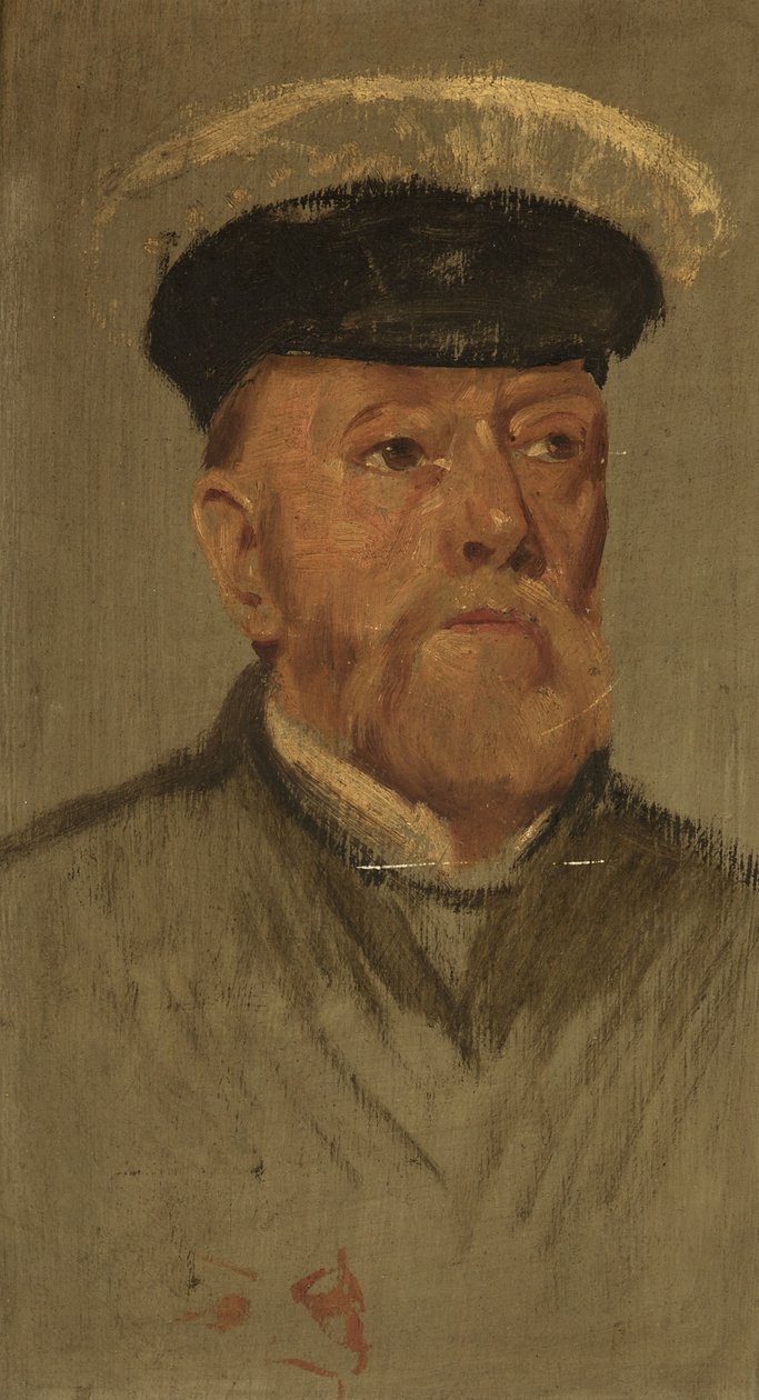 W. Shearn portréja, 97. és 5., c. 1920 (olaj a panelen) alkotó: George Edmund Butler