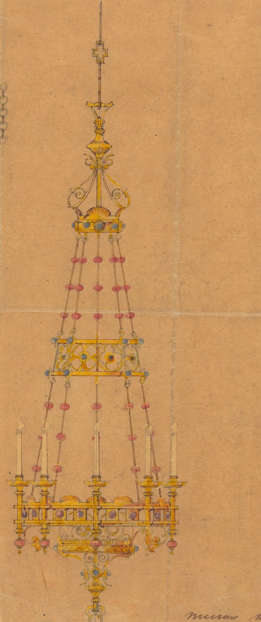Jones és Willis, fém- és famunkások, valamint birminghami és londoni templombútor-gyártók számára készült tervek alkotó: George Edmund Street