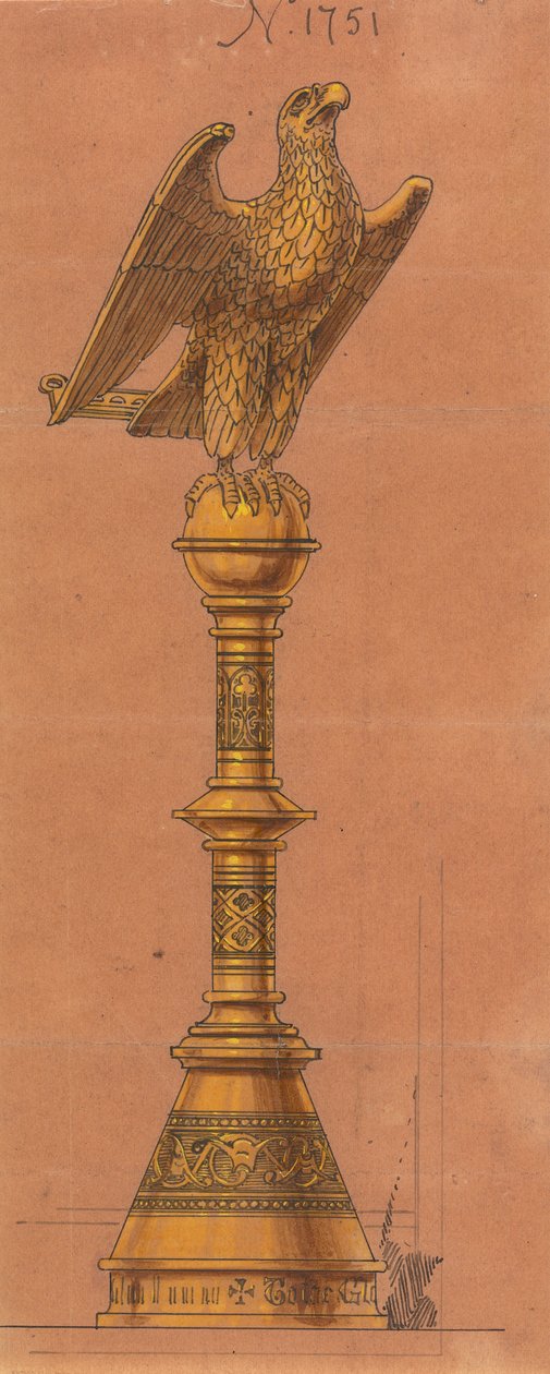 Jones és Willis, fém- és famunkások, valamint birminghami és londoni templombútor-gyártók számára készült tervek alkotó: George Edmund Street