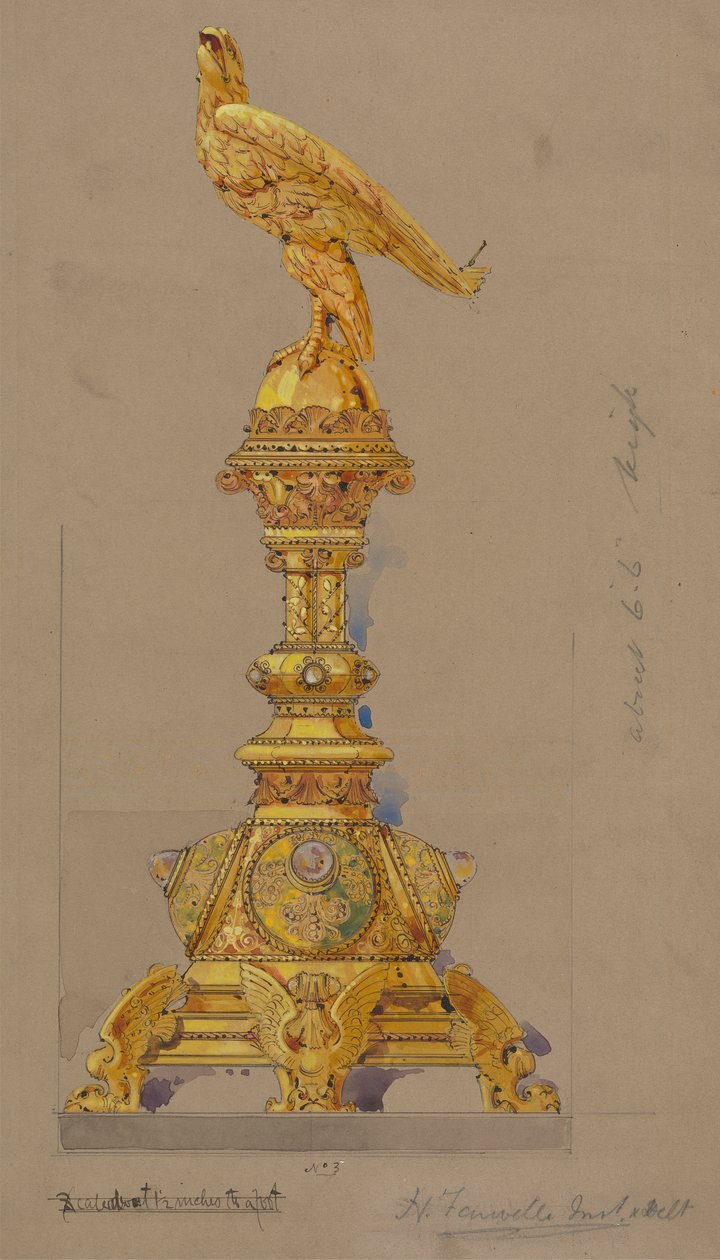 Jones és Willis, fém- és famunkások, valamint birminghami és londoni templombútor-gyártók számára készült tervek alkotó: George Edmund Street