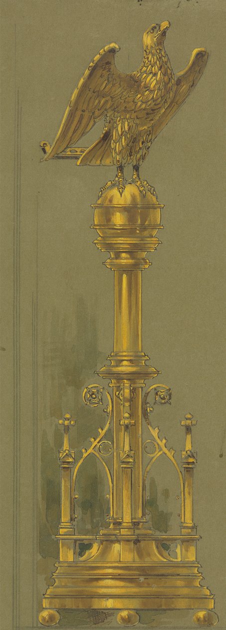 Jones és Willis, fém- és famunkások, valamint birminghami és londoni templombútor-gyártók számára készült tervek alkotó: George Edmund Street