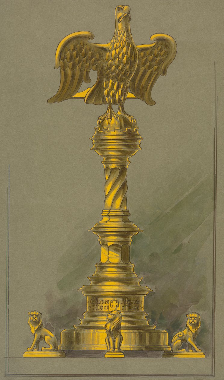 Jones és Willis, fém- és famunkások, valamint birminghami és londoni templombútor-gyártók számára készült tervek alkotó: George Edmund Street