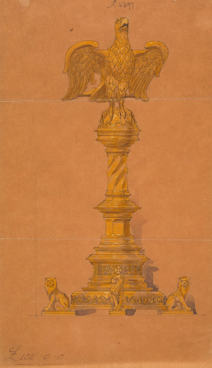 Jones és Willis, fém- és famunkások, valamint birminghami és londoni templombútor-gyártók számára készült tervek alkotó: George Edmund Street