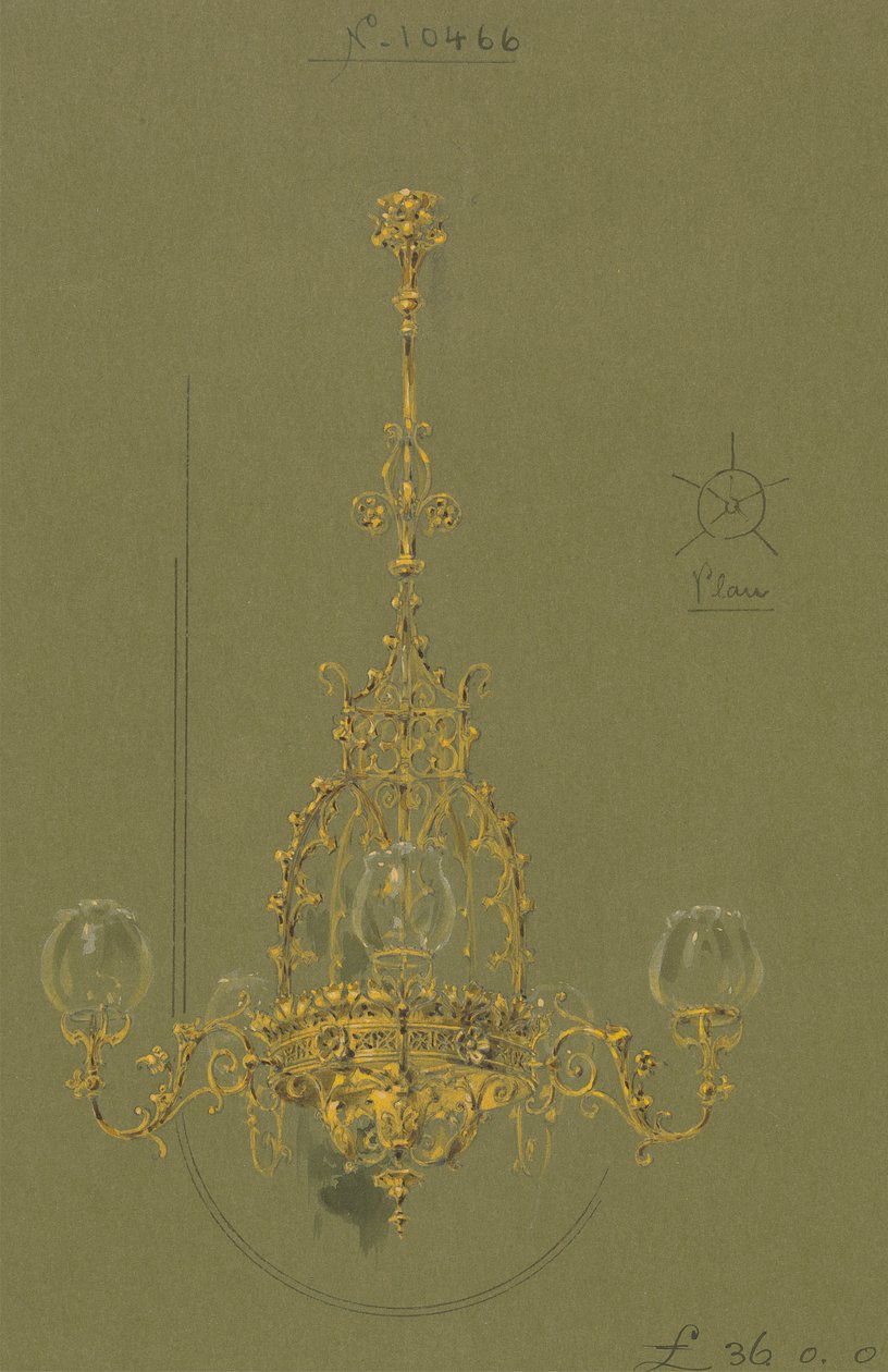 Jones és Willis, fém- és famunkások, valamint birminghami és londoni templombútor-gyártók számára készült tervek alkotó: George Edmund Street