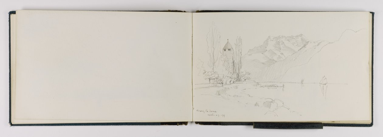 (Vázlatfüzet) Vevey La Tour alkotó: George Elbert Burr