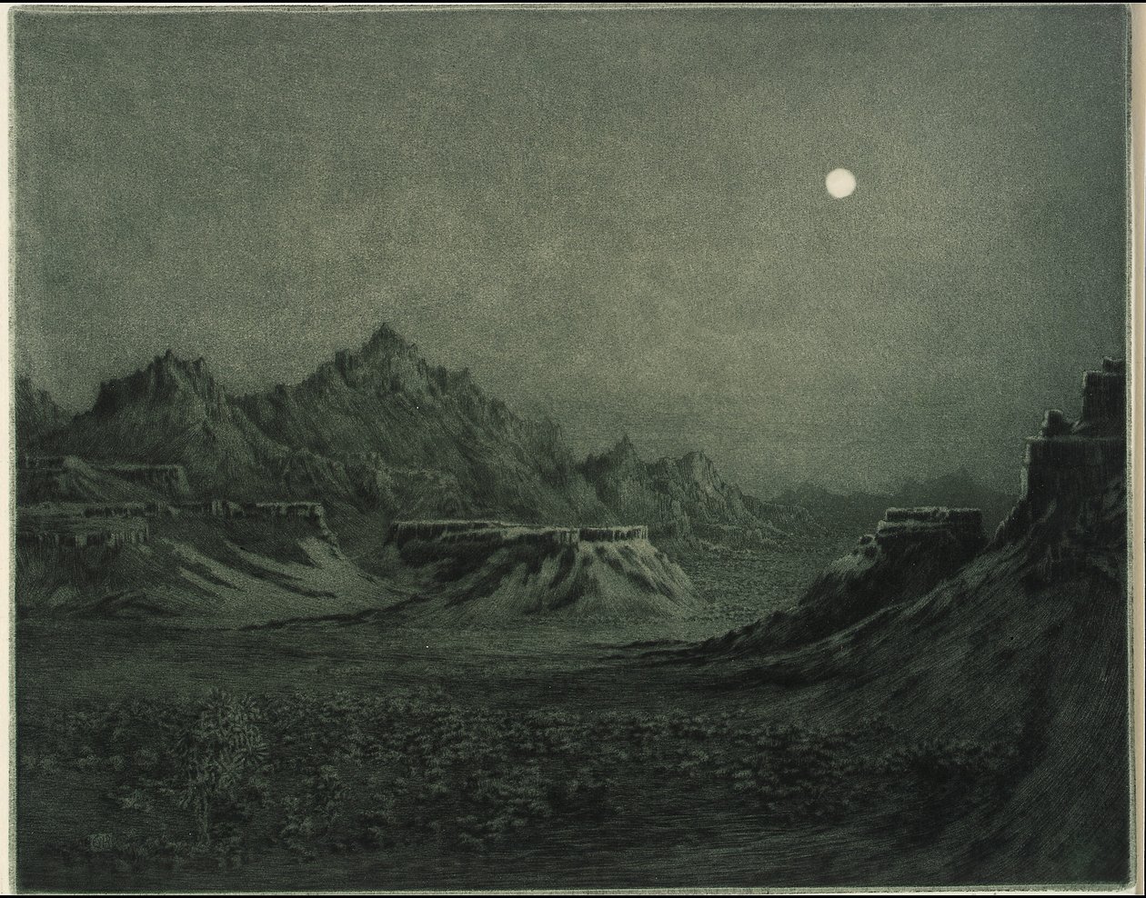 Arizonai éjszaka alkotó: George Elbert Burr