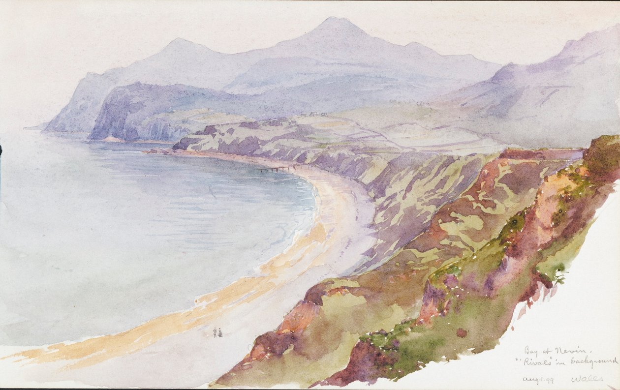 Nevini öböl, Wales alkotó: George Elbert Burr