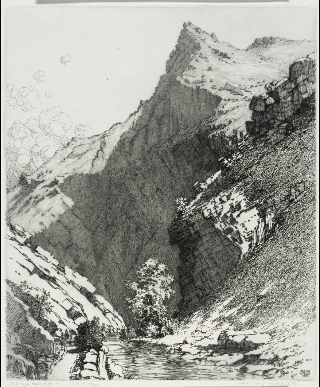Bear Creek Canyon, Denver, Colorado alkotó: George Elbert Burr