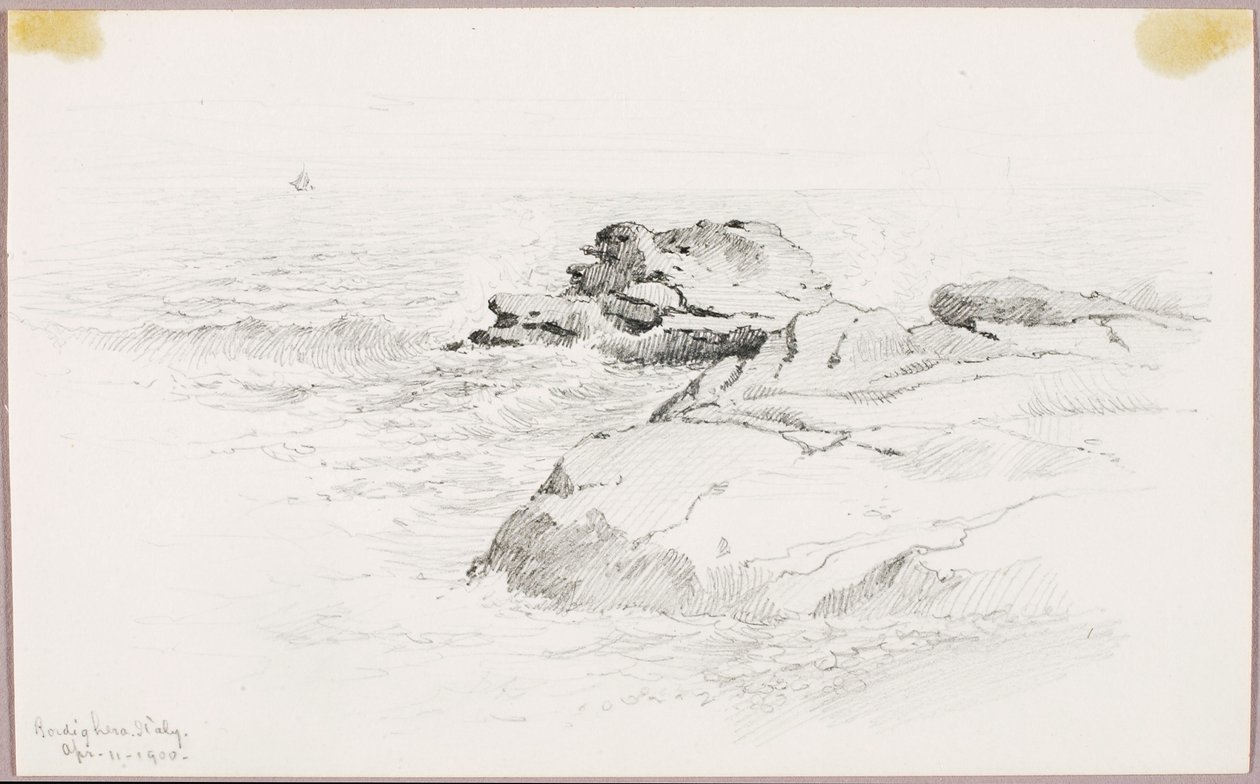 Bordighera, Olaszország alkotó: George Elbert Burr