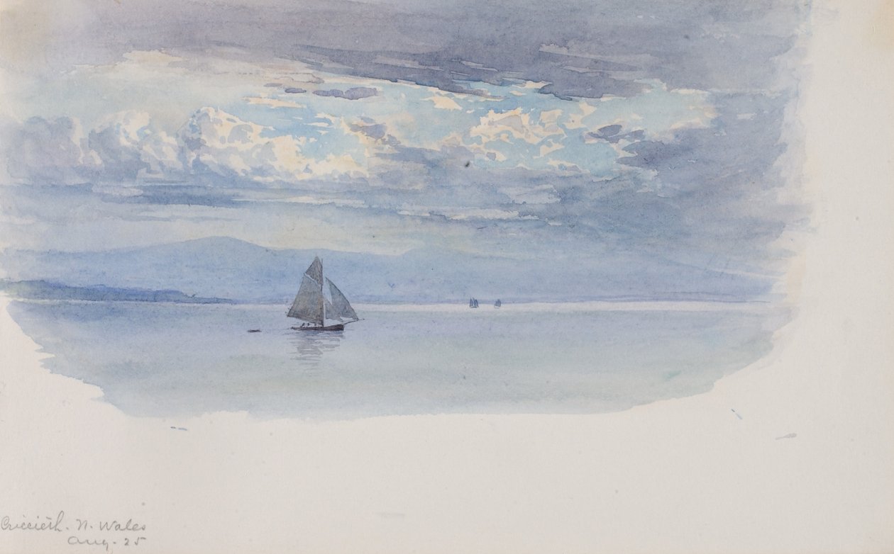Criccieth, Észak-Wales alkotó: George Elbert Burr