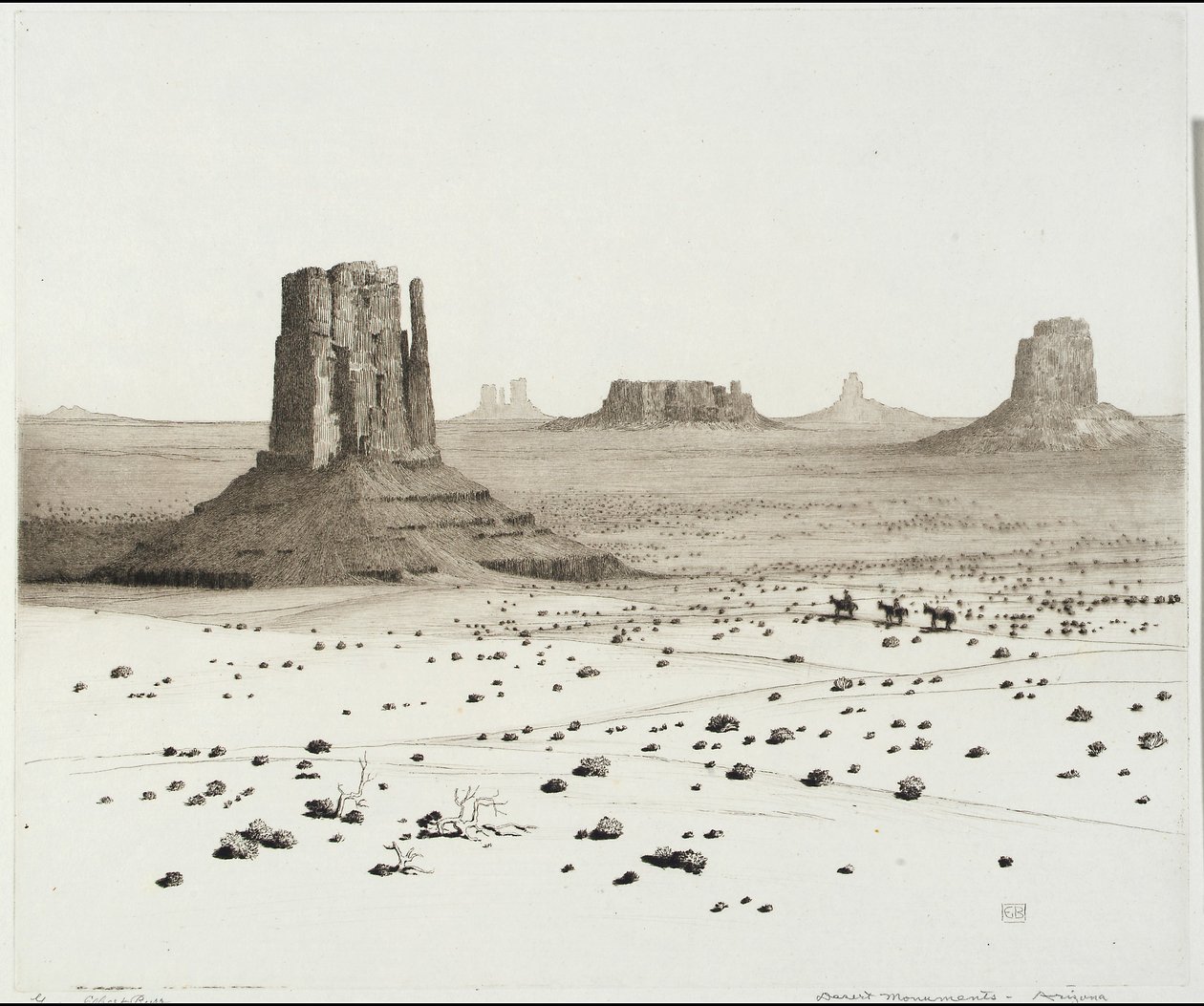 Sivatagi emlékművek, Arizona alkotó: George Elbert Burr