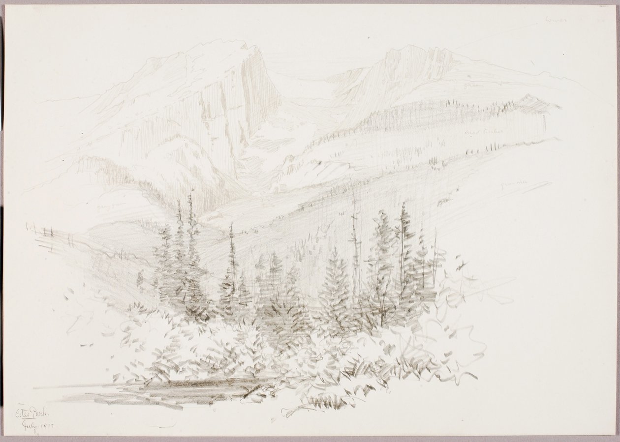Estes Park alkotó: George Elbert Burr