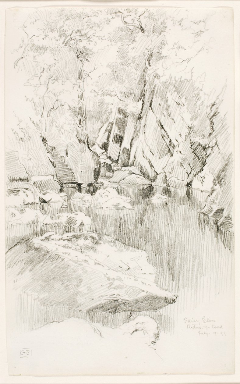 Fairy Glen, Bettws-y-Coed alkotó: George Elbert Burr