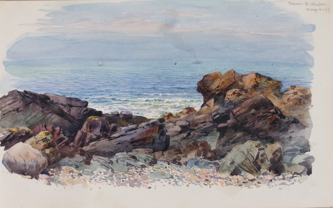 Nevin, Észak-Wales, 1899. alkotó: George Elbert Burr